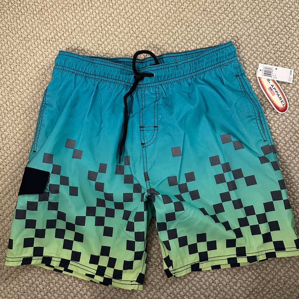 NWT Mens 90s Swim Trunks